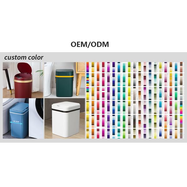 Automatic Intelligent Smart Trash Can Senso Intelligent Trash Can with Bin Bag Touchless Trash Can