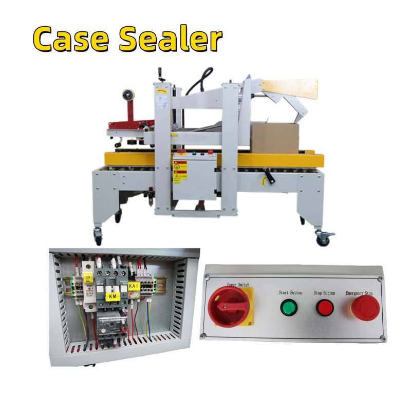 Double Column Carton Case Packing Machine Fully Automatic Sealer 400W 380V