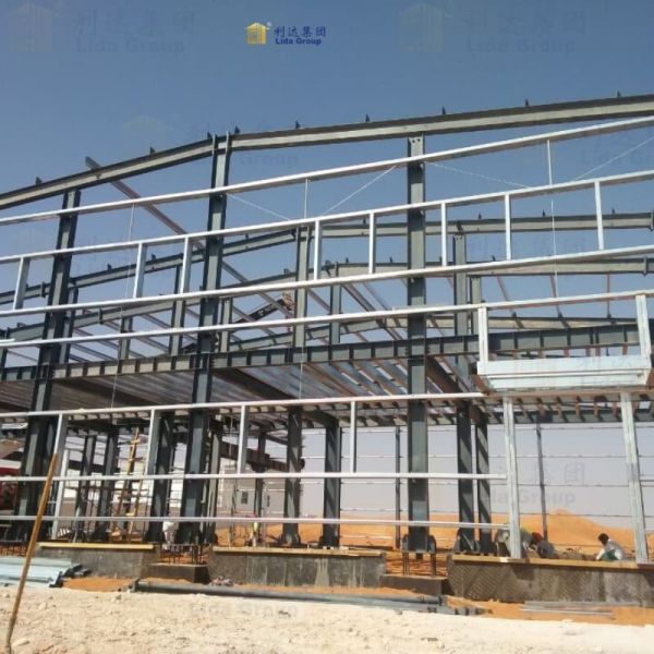 SS400 Cold Formed Steel Light Frame Construction Windproof S355 Lgs Frame Structure
