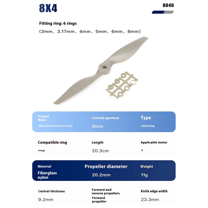 High Efficiency Nylon Saber Propeller APC Complete Collection for Fixed Wing Aircraft FPV Same Model Model Aircraft
