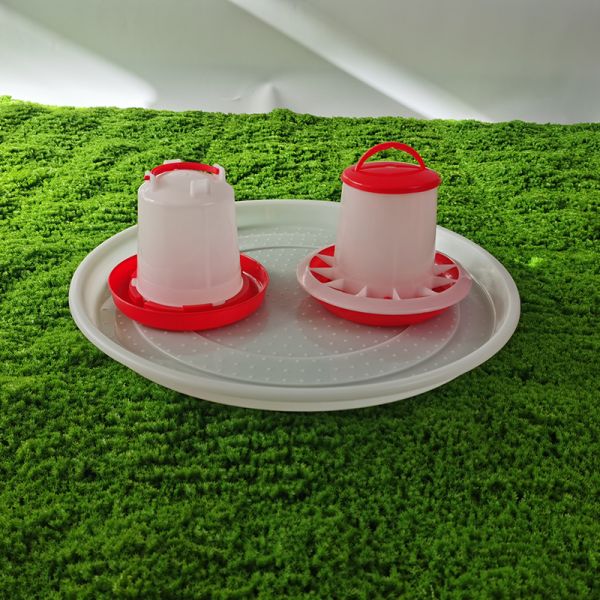 Circular Poultry Feeding Tray Convenient to Operate and Clean