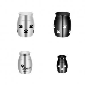 China Stainless Steel Pet Urns / Small Pet Urn Customized Logo For Animal Ashes on sale