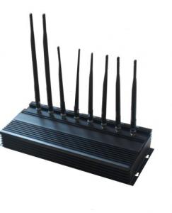 China Multi-functional 3G 4G Cell Phone Jammer EST-808N3 , GPS WiFi Lojack Jammer on sale