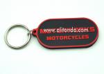 Slogan public sign design key chain custom trademark logo keychain wholesale for