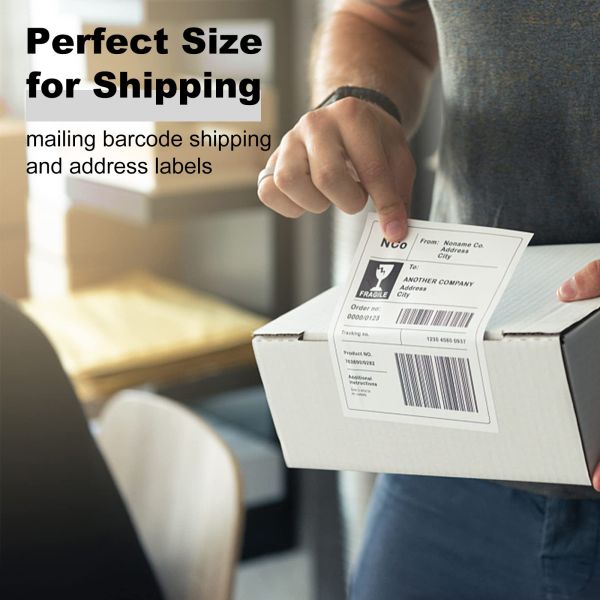 Waterproof A4 Label Stickers with Strong Adhesive and Customizable Size for Logistics and Supermarket Use