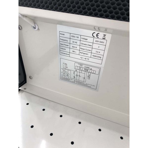 Air Cooling MultiDeck Open Display Refrigerator Semi Vertical