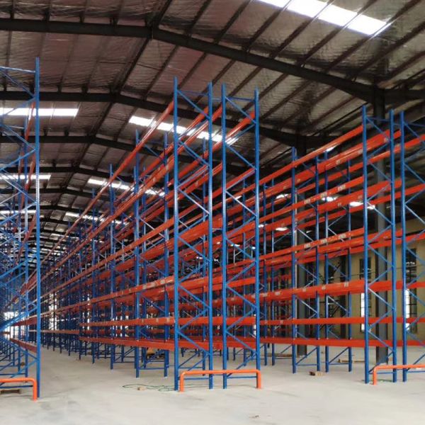 Combination Structure Industrial Racks For Warehouse Orange Blue Grey Green Color