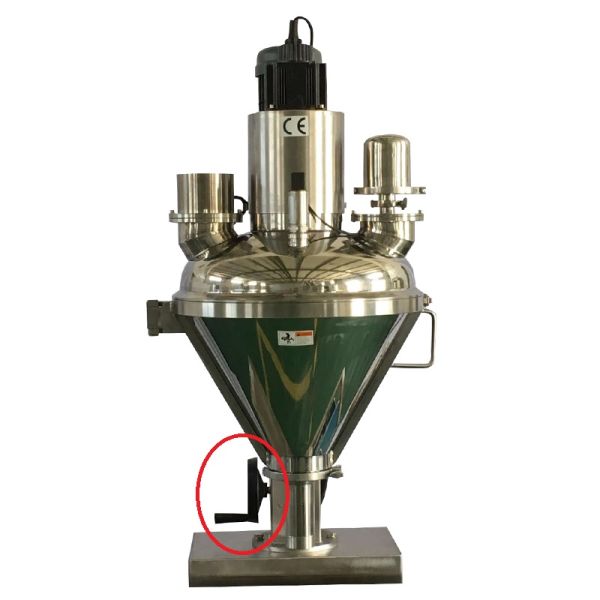 Food Grade Semi Automatic Auger Filling Machine 25L Split Hopper Volume