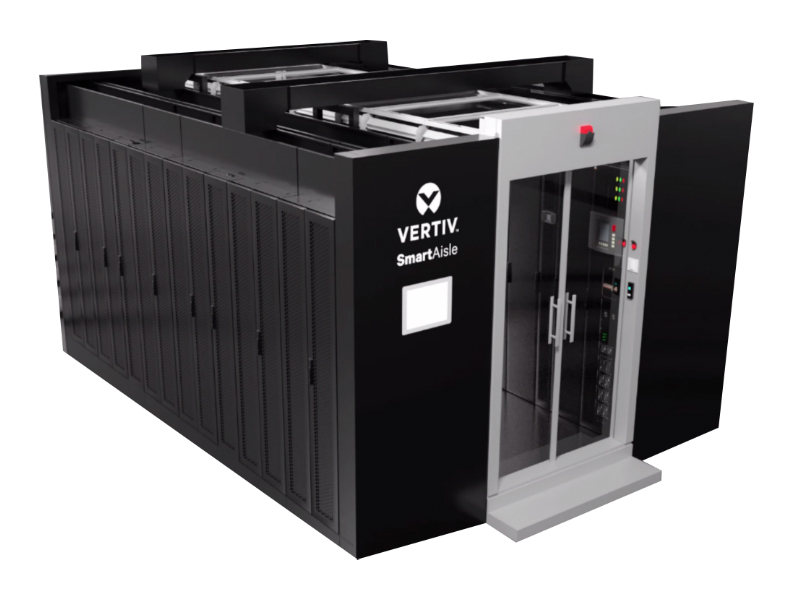Vertiv SmartAisle 2 Modular Data Center with Three Phase Power and 100000 Wh Electric Energy Monitoring System