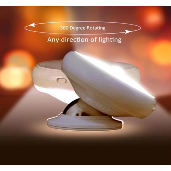 0.7W Rechargeable Night Lamp Human Body Induction 360 Degrees Rotatable Shape