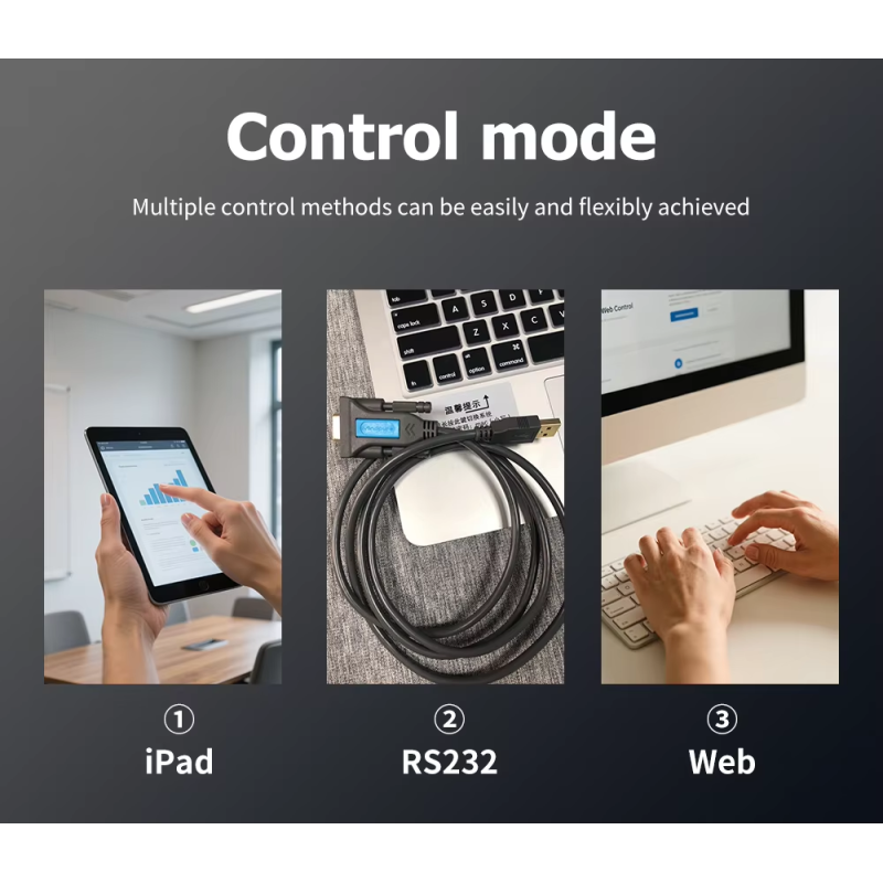 8x9 Seamless 4K60 Video Wall Controller with 8-in 9-out Multi-screen Display and CEC Control