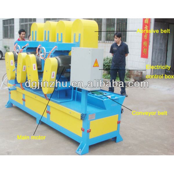 Wet type high quality phone accessories abrasive belt grinding machine