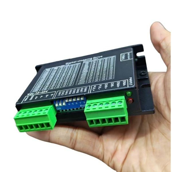 P430 Open Loop 2 Phase Pulse Stepper Motor Driver with DC12-40V and 0.14-3A Current for Nema17 Motors