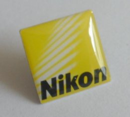 Wholesale Nikon style customed size enamel lapel pin badge from china suppliers