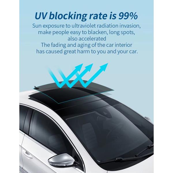 Safety Window Film UV Proof Explosion Proof Protective Windshield Film Roll For Cars Building