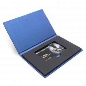 China Custom Printed Logo VIP Card Boxes / Cardboard Gift Packaging Magnetic Box on sale