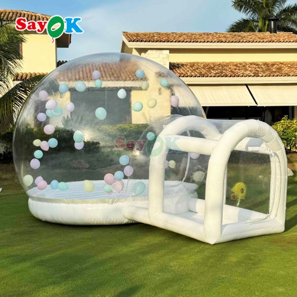 Transparent Bouncy Bubble House Inflatable Bubble Jump House For Todler