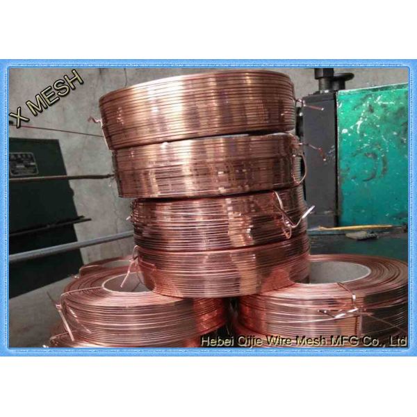 Custom Copper Galvanized Steel Wire 350 - 550 MPa With 2.25mm X 0.5mm Size