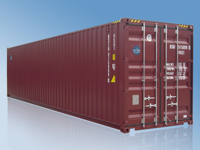 Customized 40 HC Standard Shipping Container / Dry Cargo Container