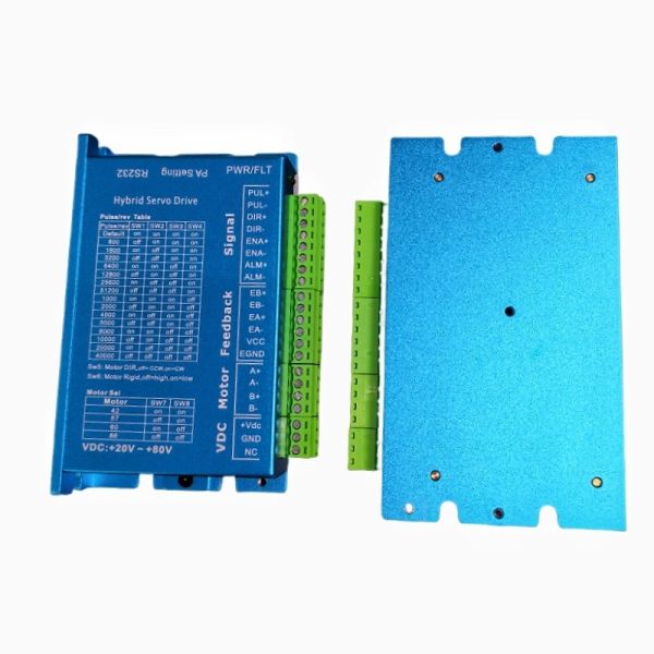 PC60 Closed-Loop Stepper Motor Driver with 1.4A-6.0A Current DC20-80V for Nema23 Nema24 Motors