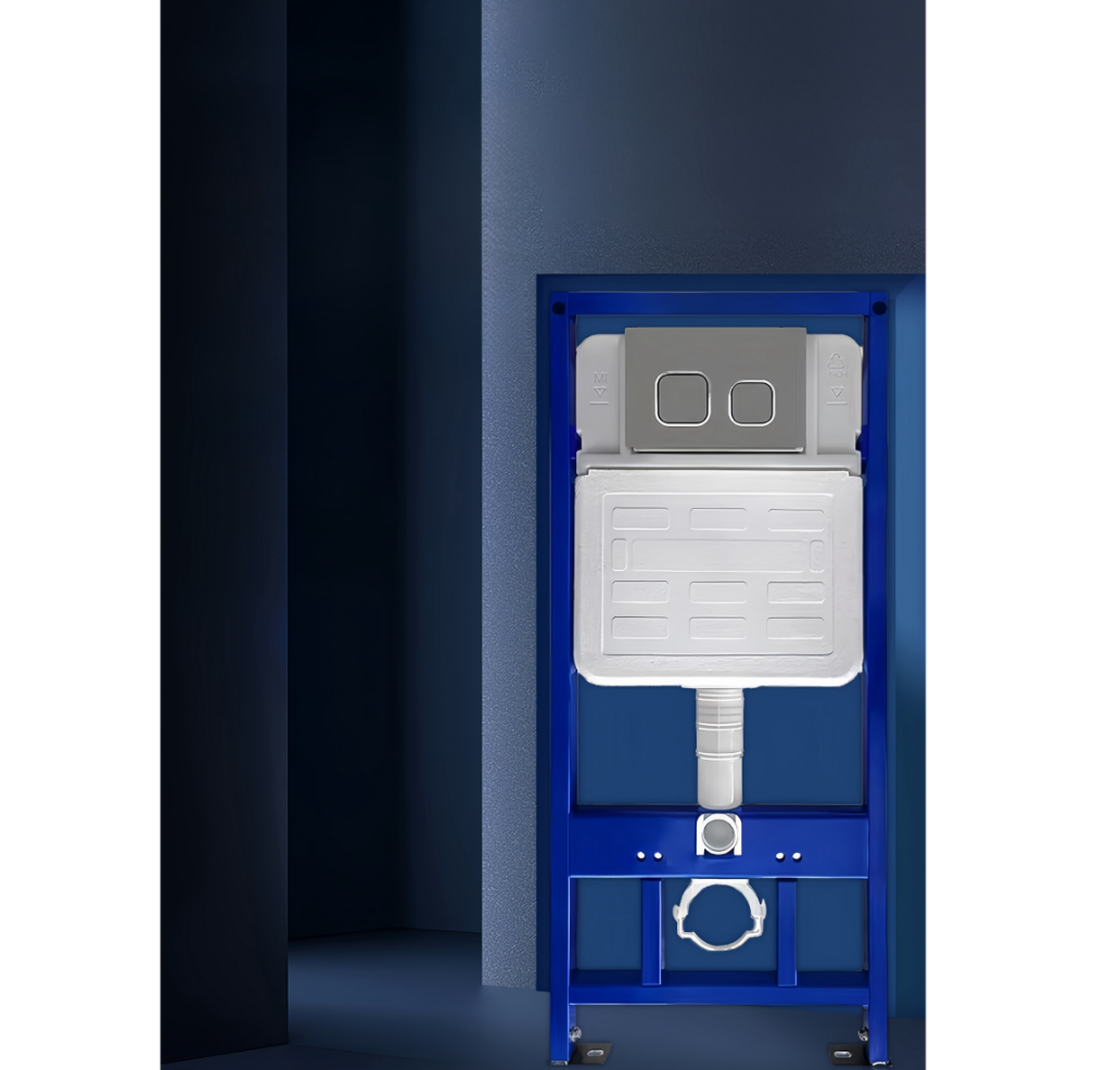 Floor Mounted Installation Modern Ceramic Toilet WC with Plastic Steel Flush Water Tank