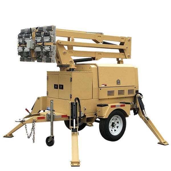 Diesel Generator Light Tower Rated Voltage 220V Towable Light Tower Mobile Lighting Tower
