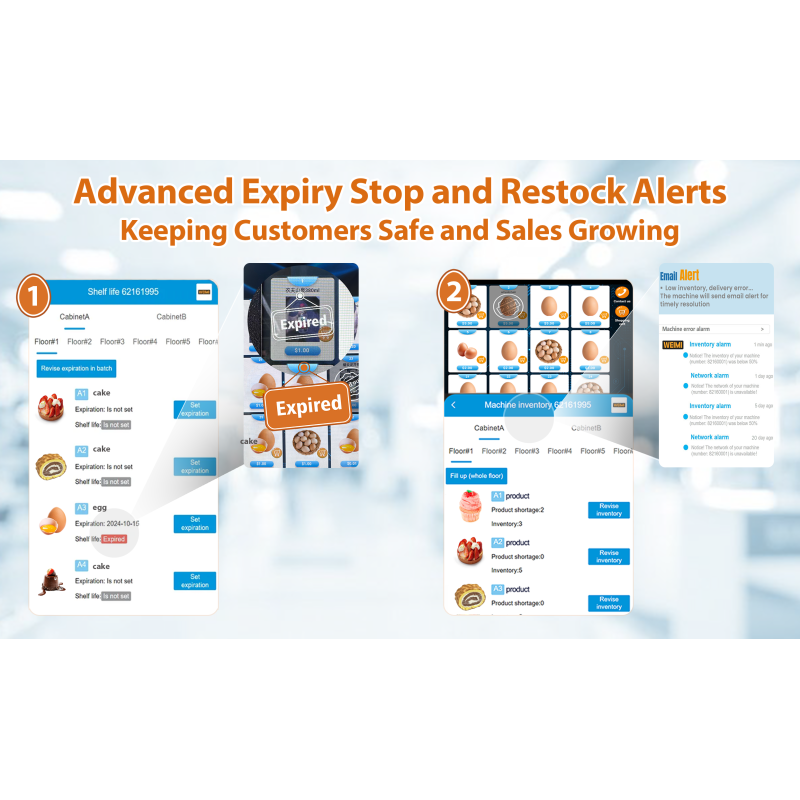 WEIMI Locker Vending Machine for Pre-Order & Pickup Smart Self Service Solution