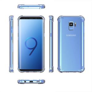 China Air Cushion Transparent Shockproof TPU Crystal Clear Cell Phone Case For Samsung Galaxy S9 on sale