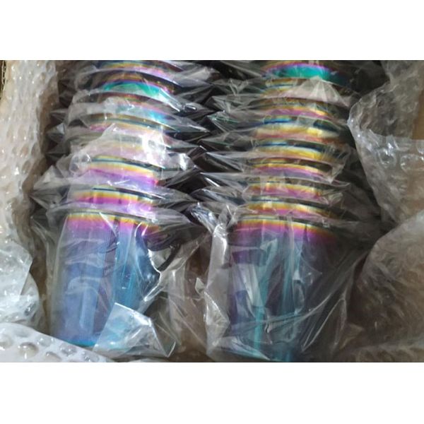 Electrolytic Polishing Metal Loose Leaf Tea Strainer With Handle And Lid