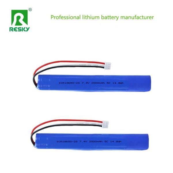Power Lithium Battery 7.4V 2000mAh 14.8wh 5C Rechargeable Battery Pack For RC Car & Robot