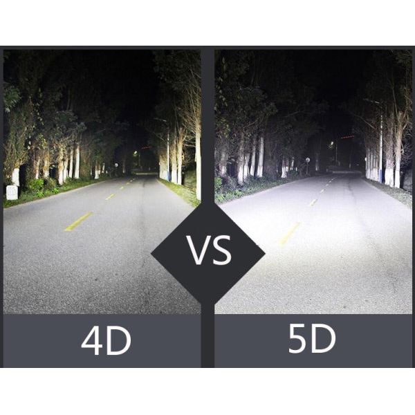 2017 NEW 5D 60W LED Work Light Bar Offroad 8'' 12V 24V Driving Lamp