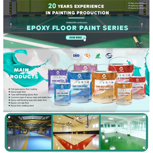 Multipurpose 2 Part Epoxy Concrete Floor Paint Strong Adhesion