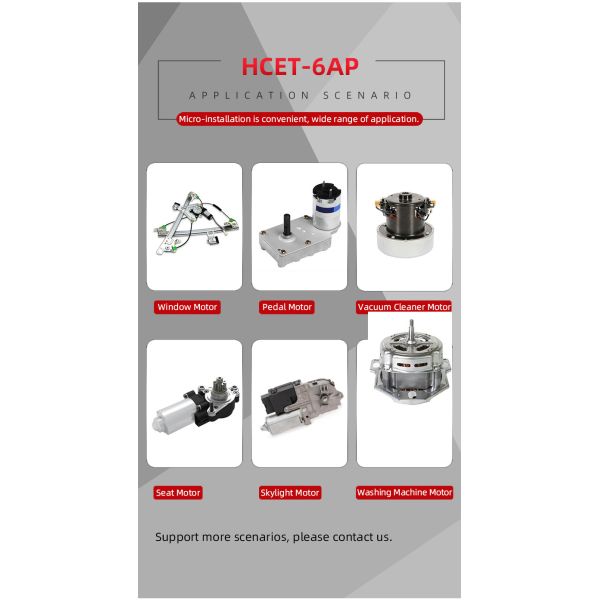 HC01/6AP Bimetal Motor Overload Protector Automotive Grade Thermal Cutoff Switch for Window Motors, Wipers, Appliances