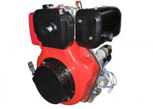 Wholesale Red color High Performance Diesel Engines 1 cylinder air cooled electric start from china suppliers