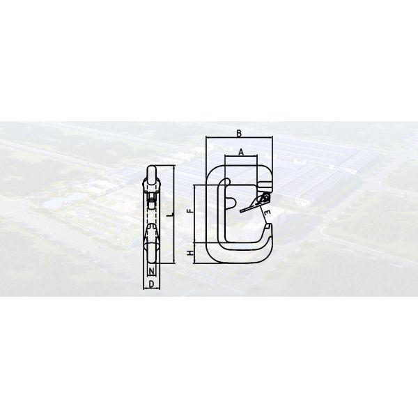 SLR852-FN TYPE WEBBING HOOK