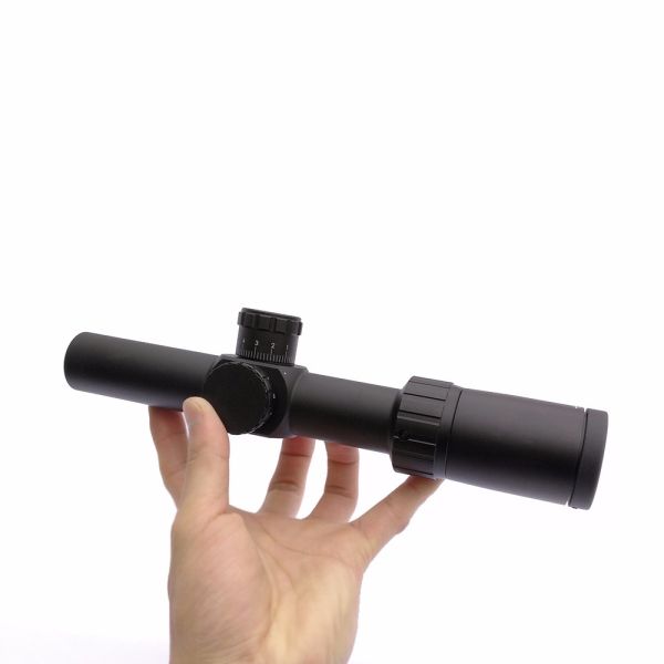 1.2-6x24 Long Range Rifle Scopes First Focal Plane With R/G Illuminated