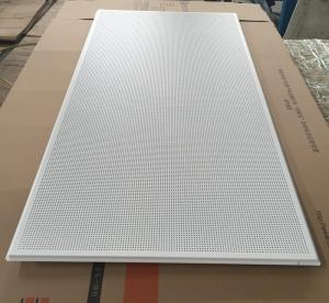 Wholesale 595x1195mm Galvanized Steel Acoustic Ceiling Tiles For Shopping Malls from china suppliers