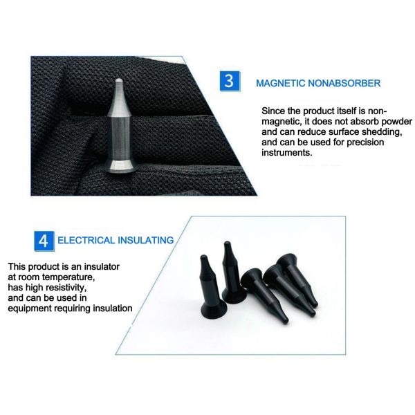 Si3N4 800MPa Silicon Nitride Ceramic Dowel Pins High Precision