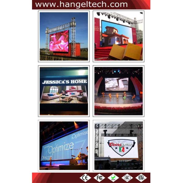 P5.95mm Outdoor Full Color LED Curvable Video Screen for Rental in Concert