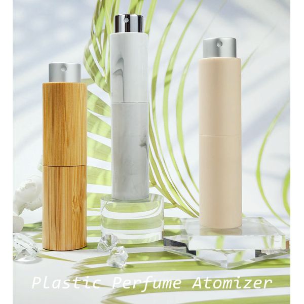 8ml 10ml 15ml 20ml Empty Custom Refillable Degradable Material Travel Cosmetic Twist Perfume Atomizer