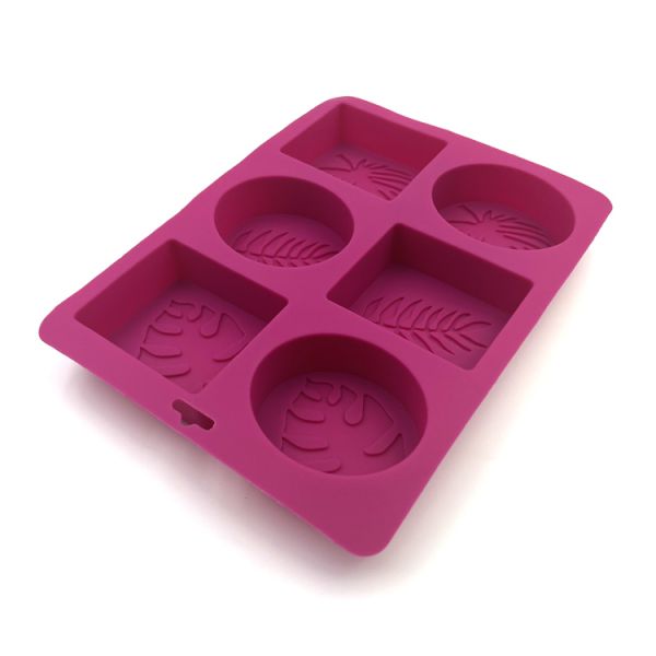 Flexible Tasteless Small Soap Molds Heatproof Lightweight Versatile