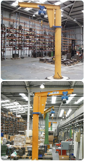 Remote Control 2 ton 3 ton 5 ton 270 360 Degree Swing Jib Crane