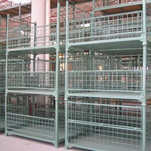 Warehouse Storage Stacking Rack Corrosion Protection Steel Pallet Box Container