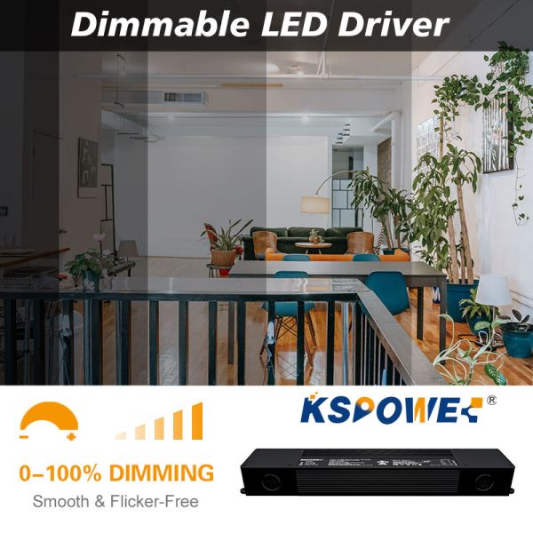 5-Year Warranty 60W IP67 LED Driver with ≥90% Efficiency and Triac/Phase-out, 0-10V, 1-10V, 10V PWM, Resistance Dimmable Power Supply