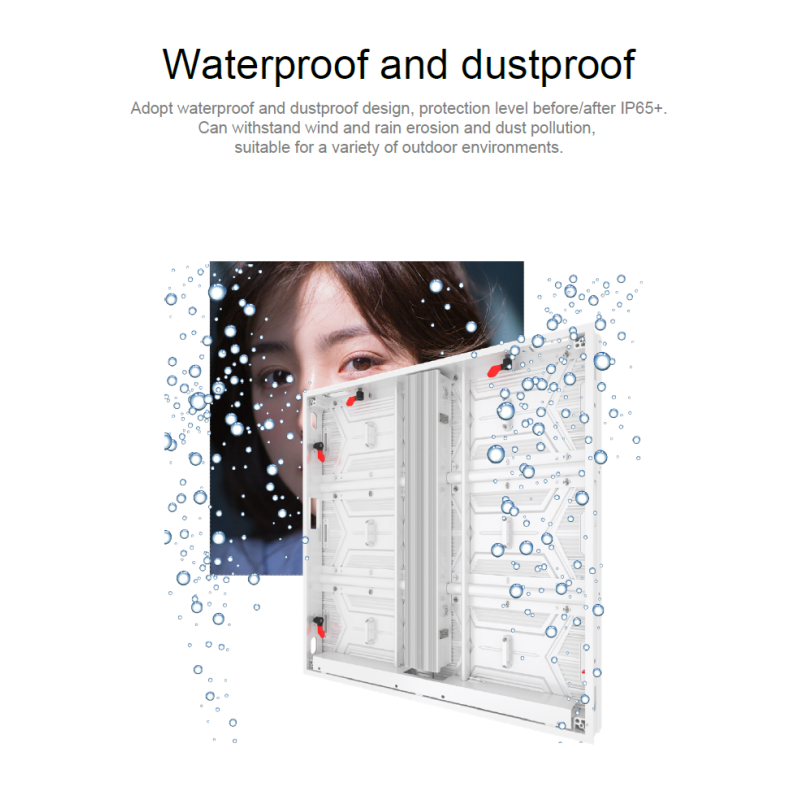 P4.44/P5.71/P6.66/P8/P10 Fixed Installation Series 960*960mm 480*320 Standard Module With Profile Aluminium Cabinet
