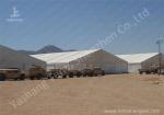 High Pressed Frame Clear Span Steel Buildings UV Repellent Double Coated PVC