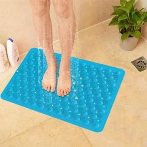 Wholesale Practical Rectangular Suction Shower Mat , Gorilla Grip Patented Shower And Bath Mat from china suppliers