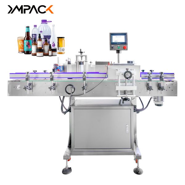 60pcs/Min Bottle Round Bottle Bag Labeling Machine For Glass Plastic Cup Commercial