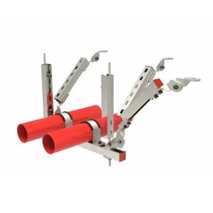 Earthquake Resistant Pipe Seismic Bracing Level 8 For Water Pipe Installation