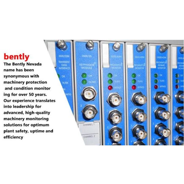 GE Bently Nevada 3500/64M 169459-01 Multimode Prox/Velom I/O Module with Internal Terminations